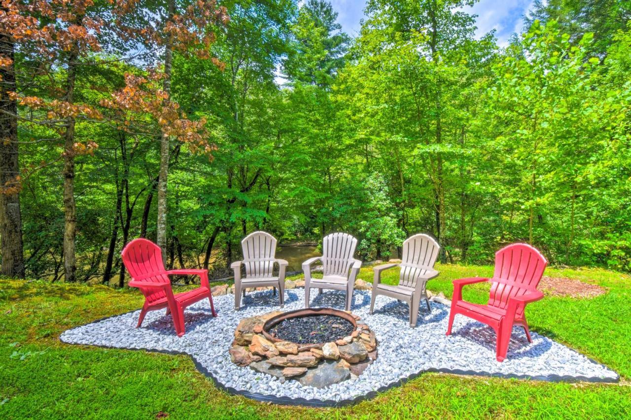 Cozy Riverside Dahlonega Home With Kayaks And Fire Pit Exterior photo